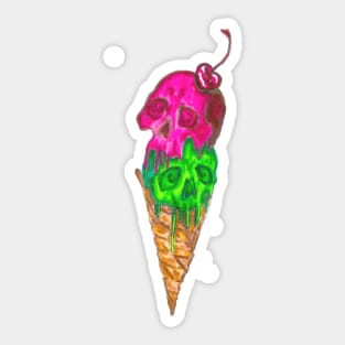 Double Scoop Sticker